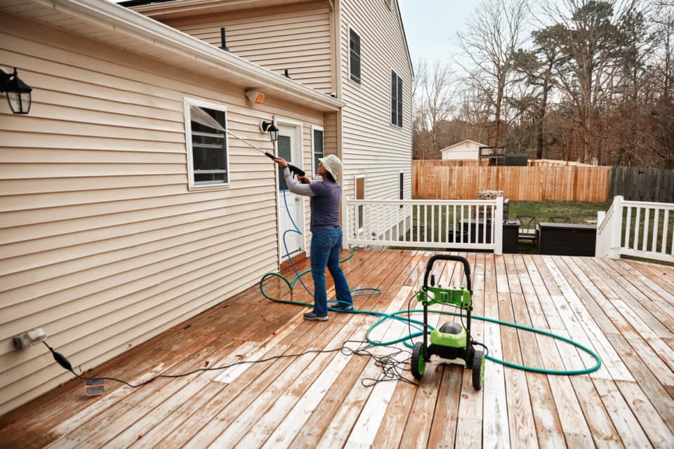 Experience the Difference with GrimeBusters’ Pressure Washing